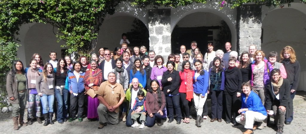 People from all over the planet gather to find a solution to the crisis and work in the promotion of Rights of Nature