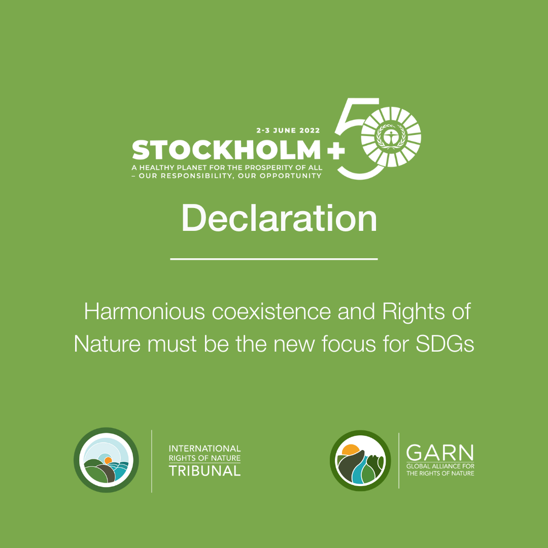 World Environment Day – Stockholm+50 Rights of Nature Declaration