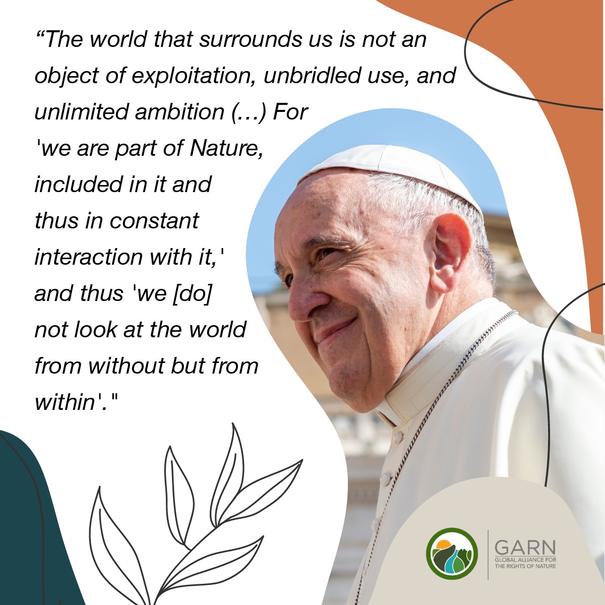 Pope Francis’ “Laudate Deum” Echoes Support for Rights of Nature
