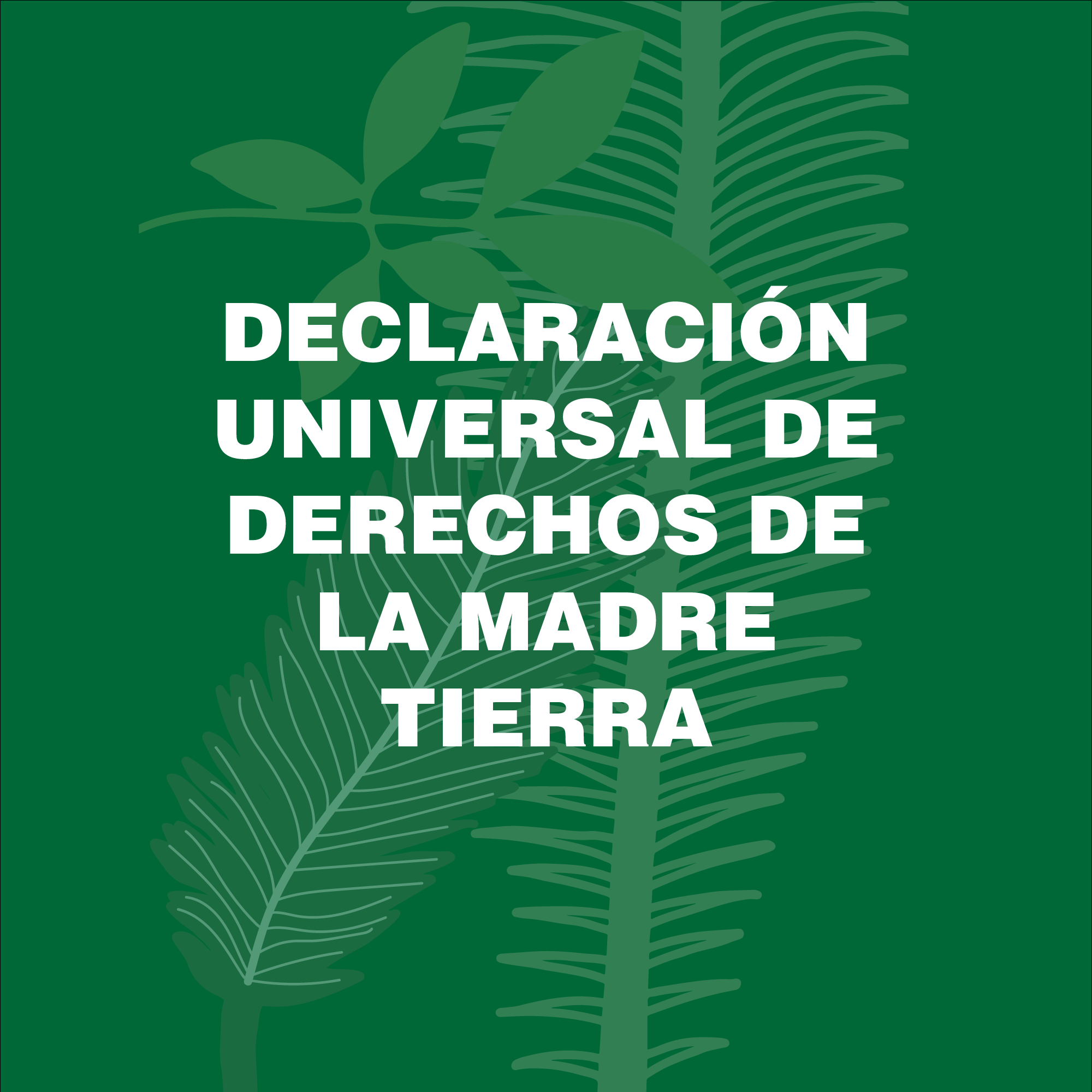 ESP - Declaración Universal de los Derechos de la Madre Tierra