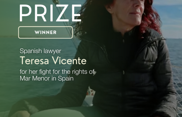 Lawyer Teresa Vicente awarded with Goldman Prize for her fight for the rights of the Mar Menor lagoon in Spain